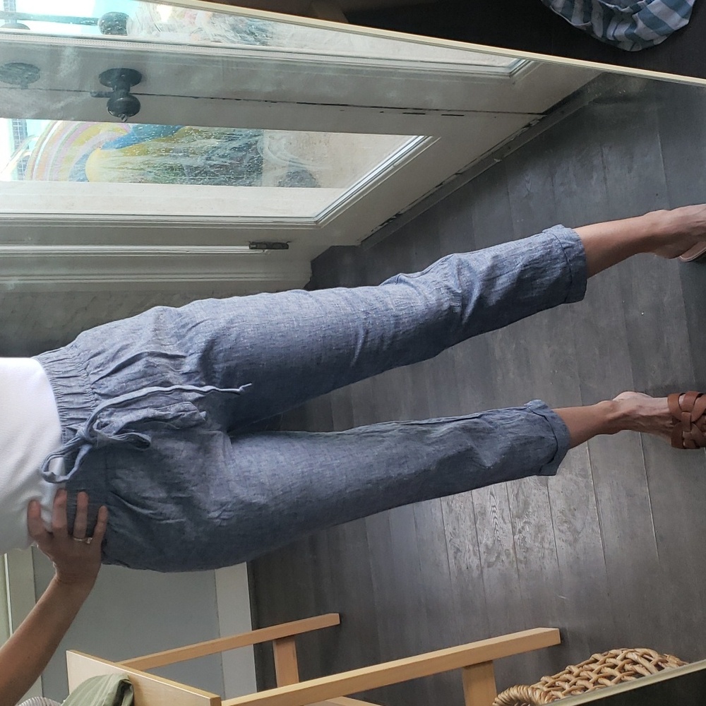 Ankle length pull on pants